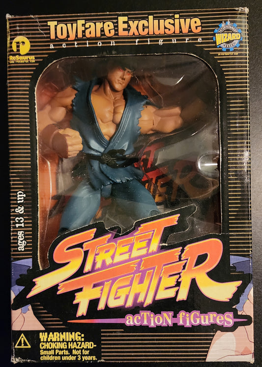 Evil Ryu ToyFare 1999 Exclusive ReSaurus Street Fighter Action Figure (Sealed)