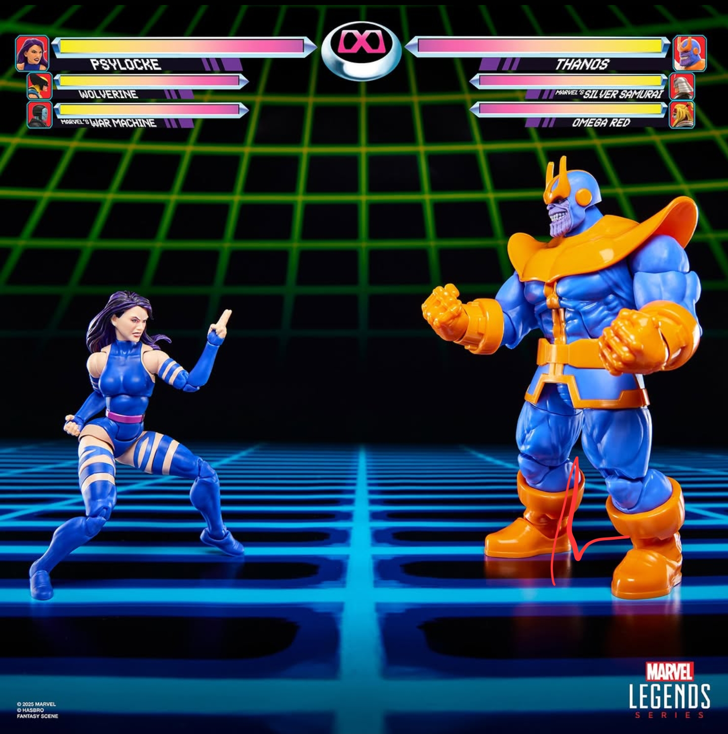 Psylocke vs. Thanos MVC2 Gamerverse Hasbro Marvel Legends 2-Pack
