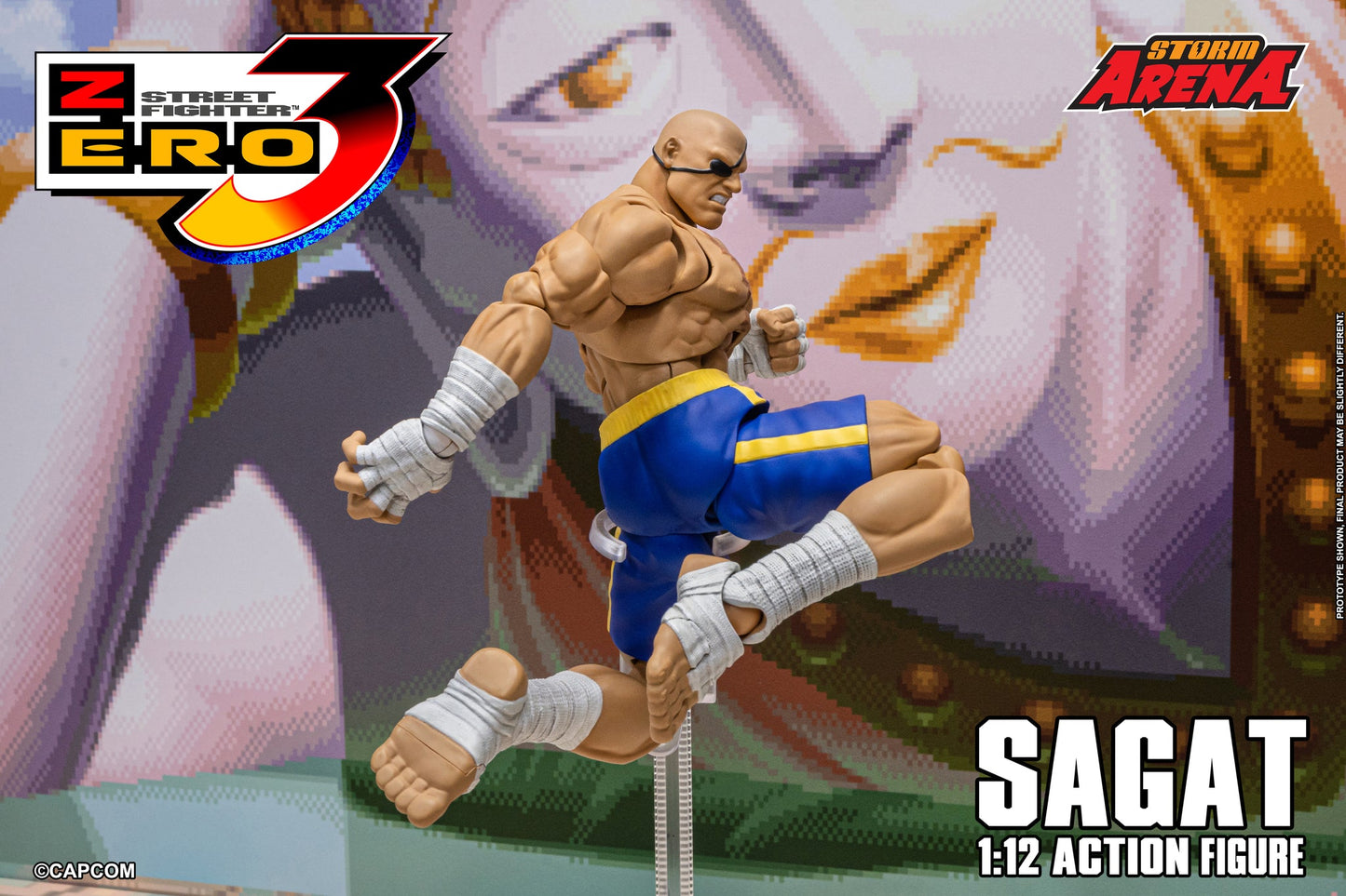 Sagat Street Fighter Alpha 3 Storm Arena Action Figure