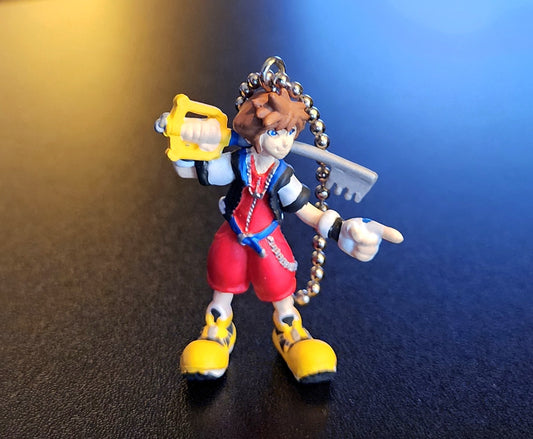 Kingdom Hearts Sora Keychain Figure