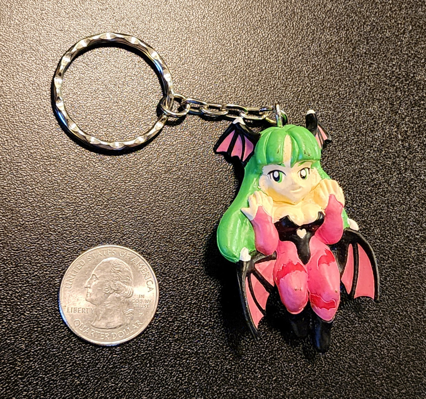 Morrigan Aensland Pocket Fighter Keychain Figure