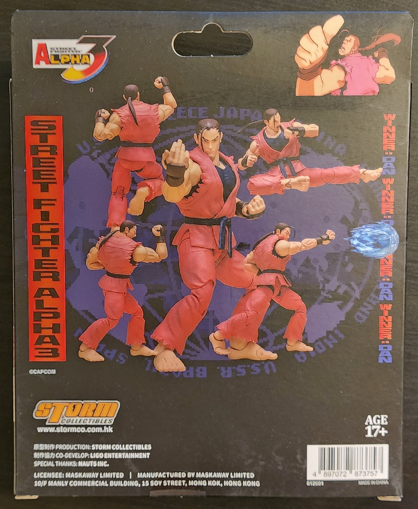 Dan Hibiki Street Fighter Alpha 3 Storm Arena Action Figure
