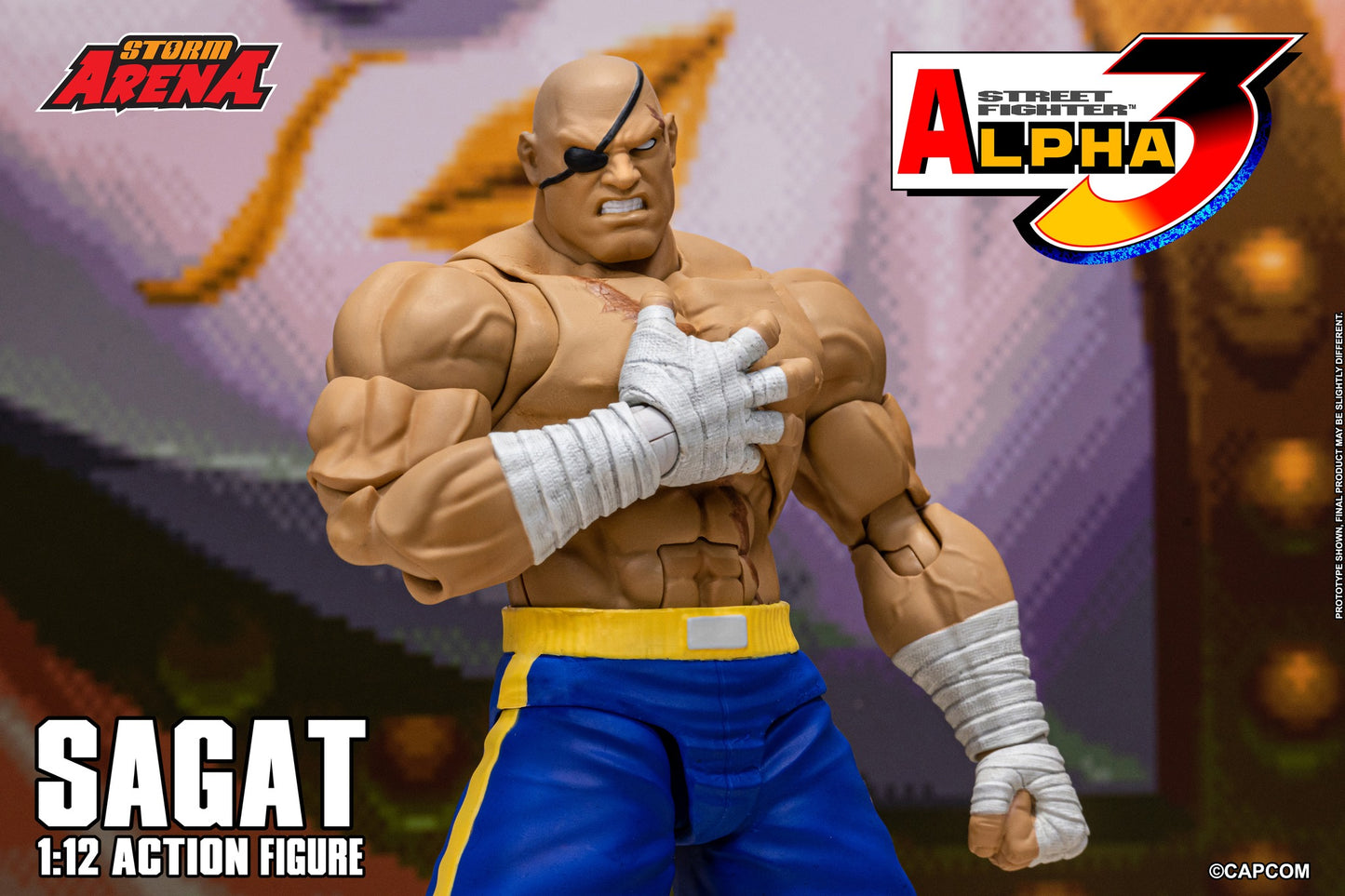 Sagat Street Fighter Alpha 3 Storm Arena Action Figure