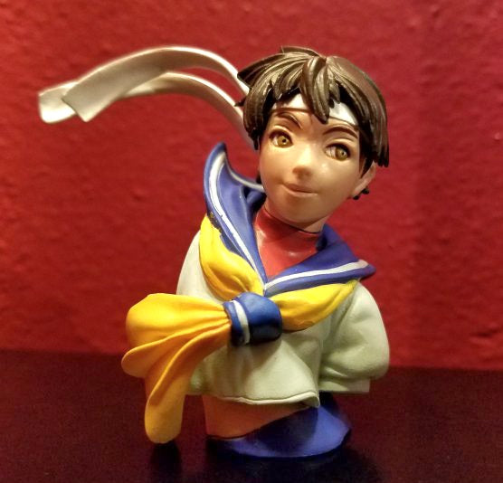 Sakura Kasugano Street Fighter Heroines Mini Bust Figure by FiguAx