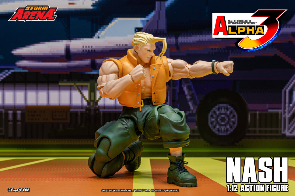 Charlie Nash Street Fighter Alpha 3 Storm Arena Action Figure