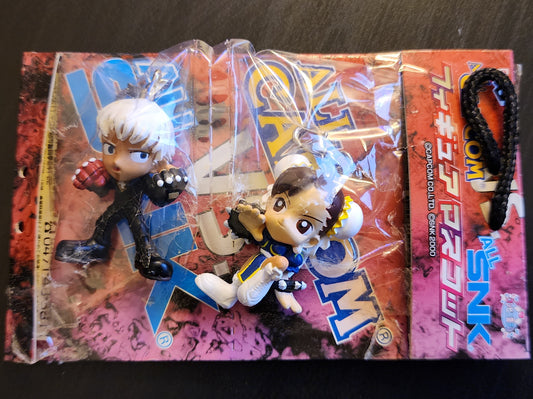 Chun-Li and K'Dash "All Capcom Vs. All SNK" Banpresto Keychain Figures (2-Pack)