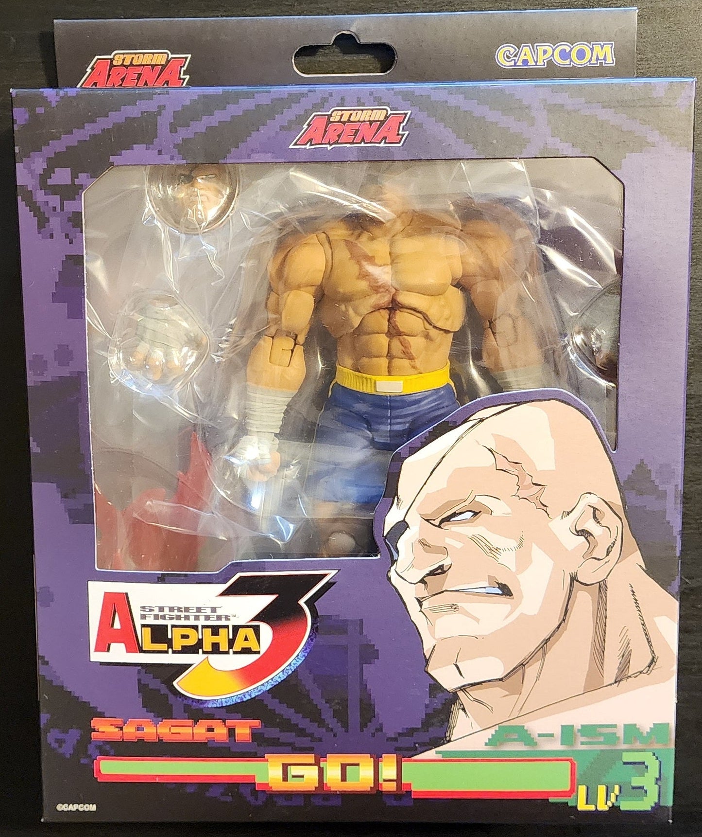 Sagat Street Fighter Alpha 3 Storm Arena Action Figure