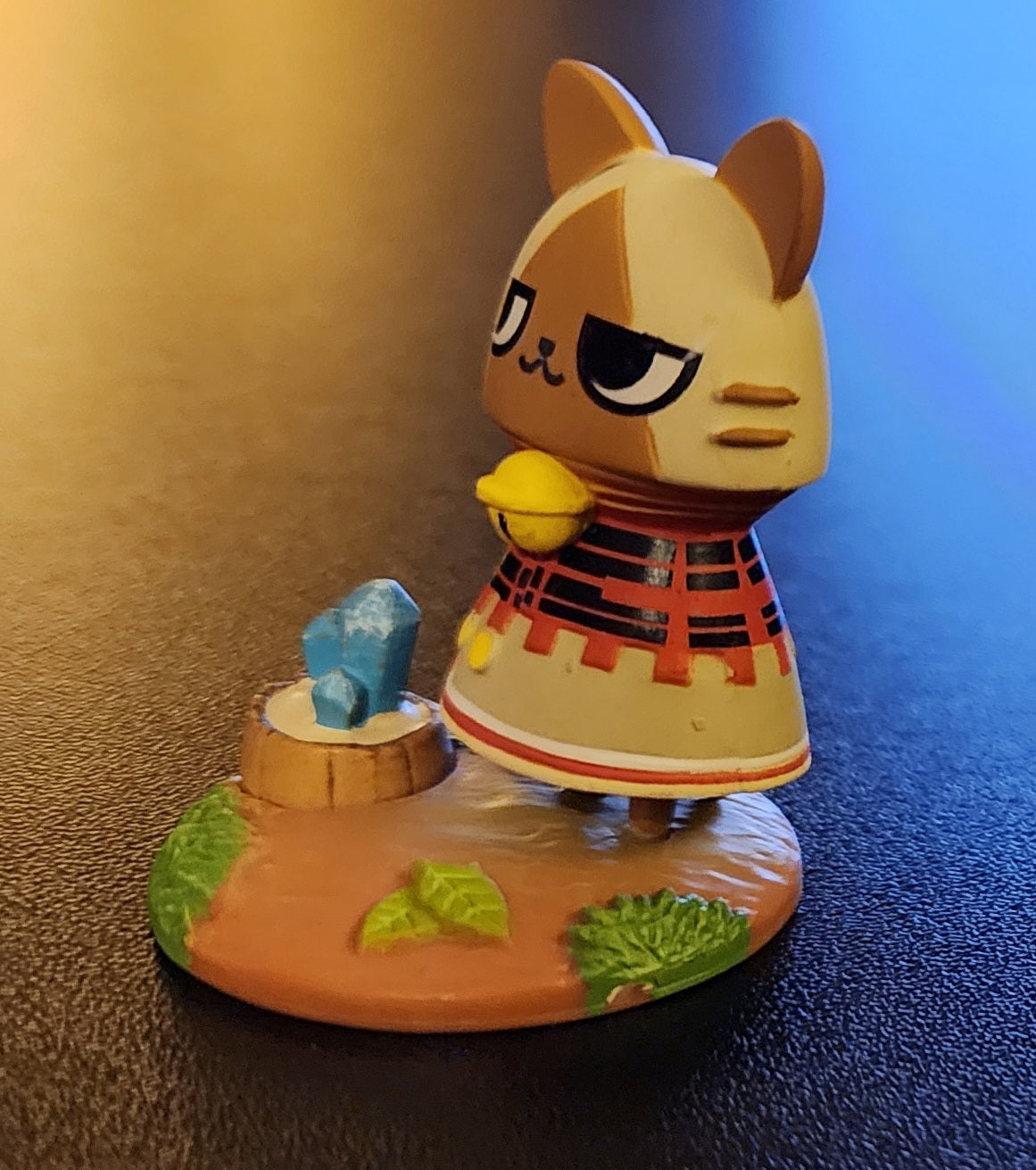 Monster Hunter Chibi Cat Palico Mascot Figure (Bell / Mineral)