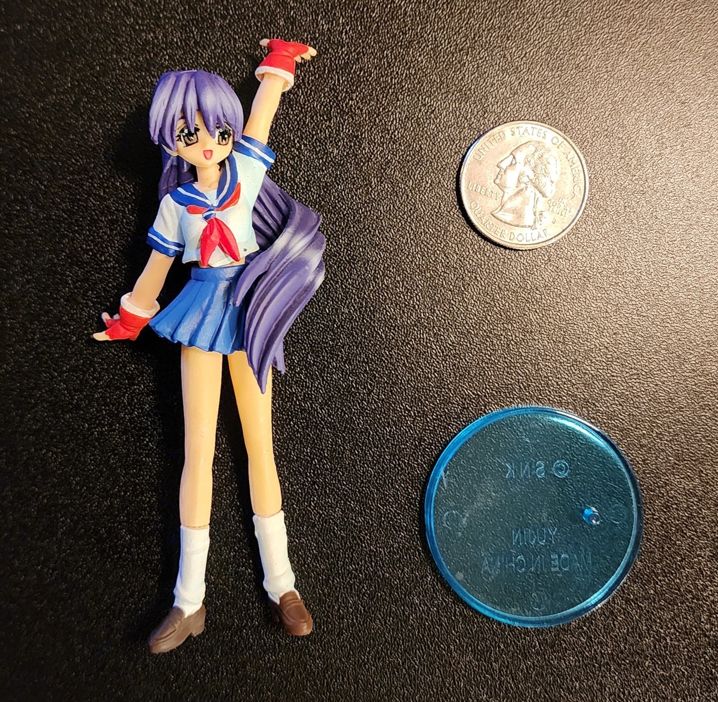 Athena Asamiya King of Fighters Schoolgirl Outfit SNK Real Figure Gashapon