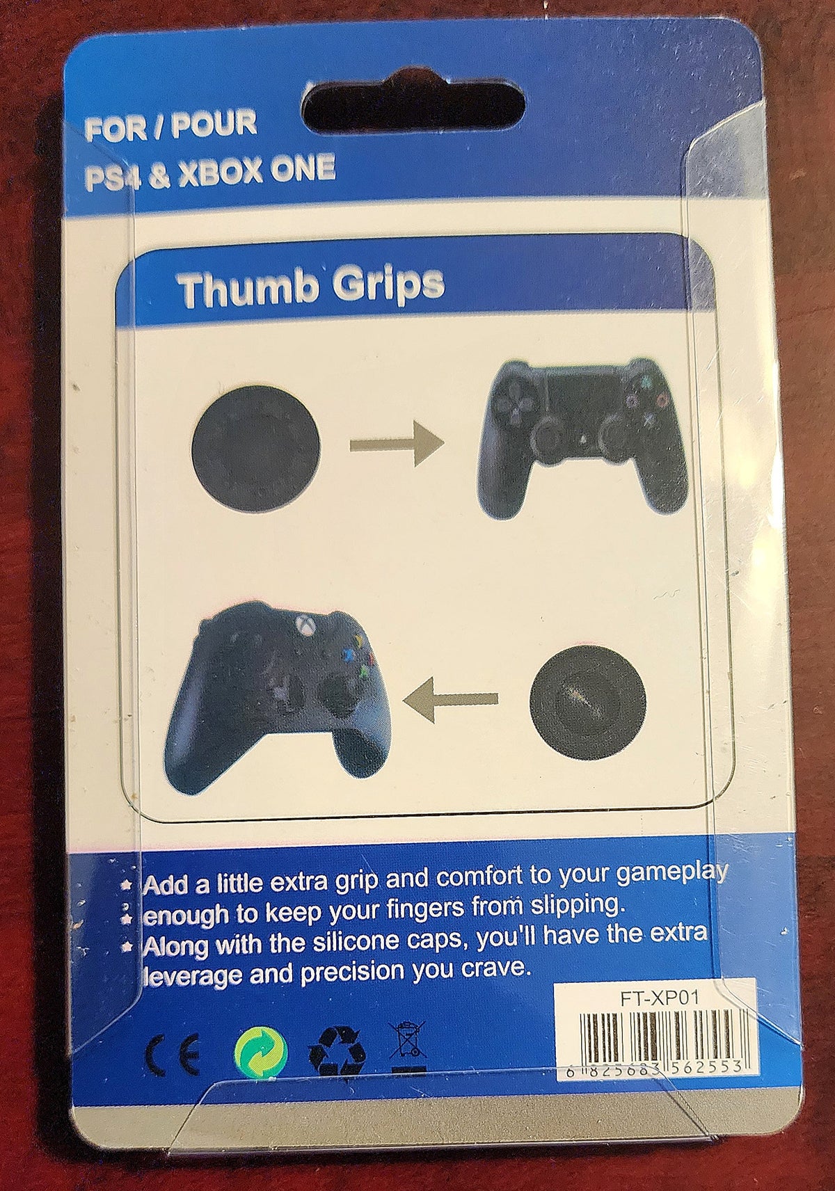 Thumb Grips for PS4 / PS3 / PS2 / Xbox One / Xbox 360 Pads (Sealed)