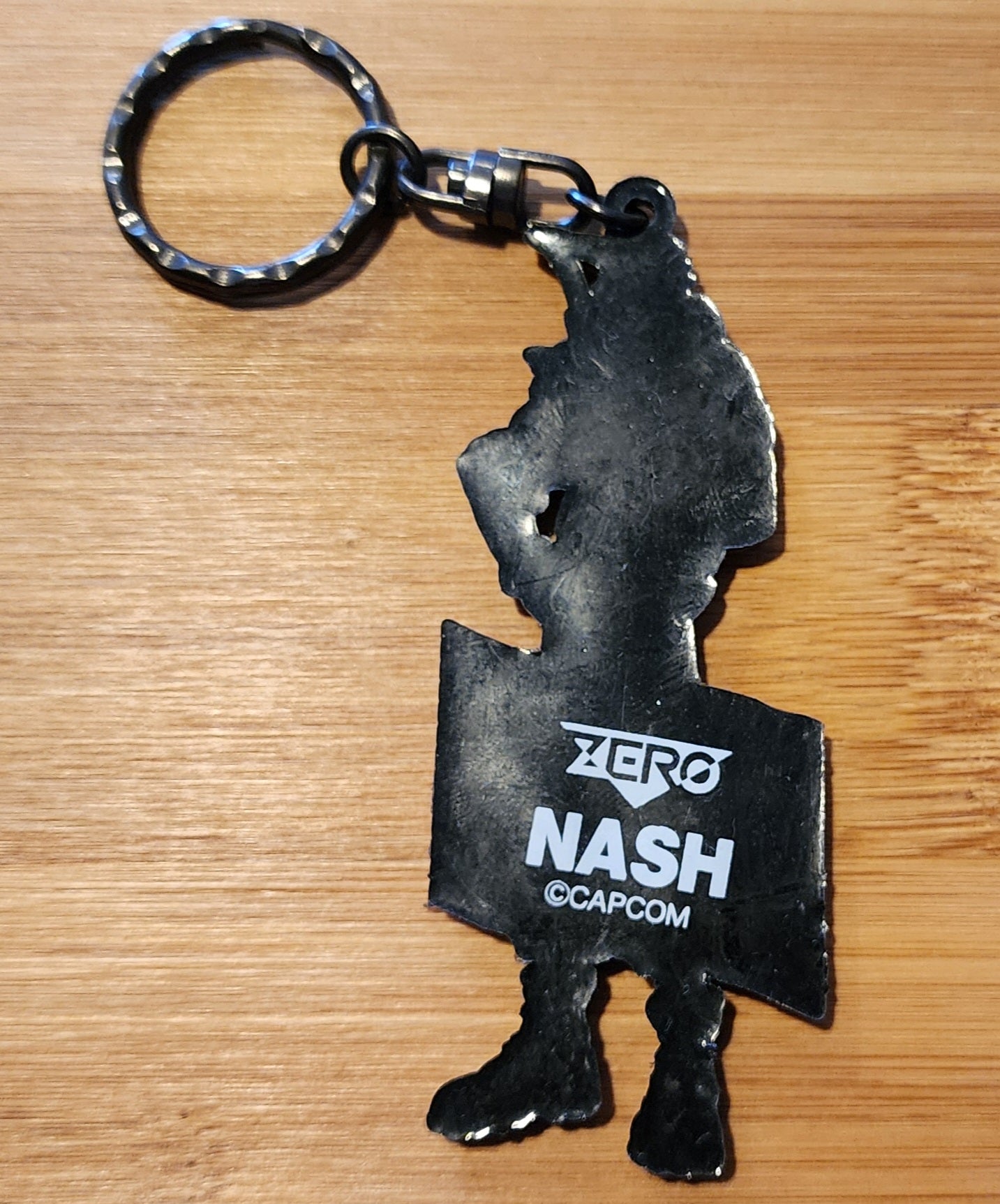 Charlie Nash Street Fighter Zero / Alpha Rubber Character Art Keychain