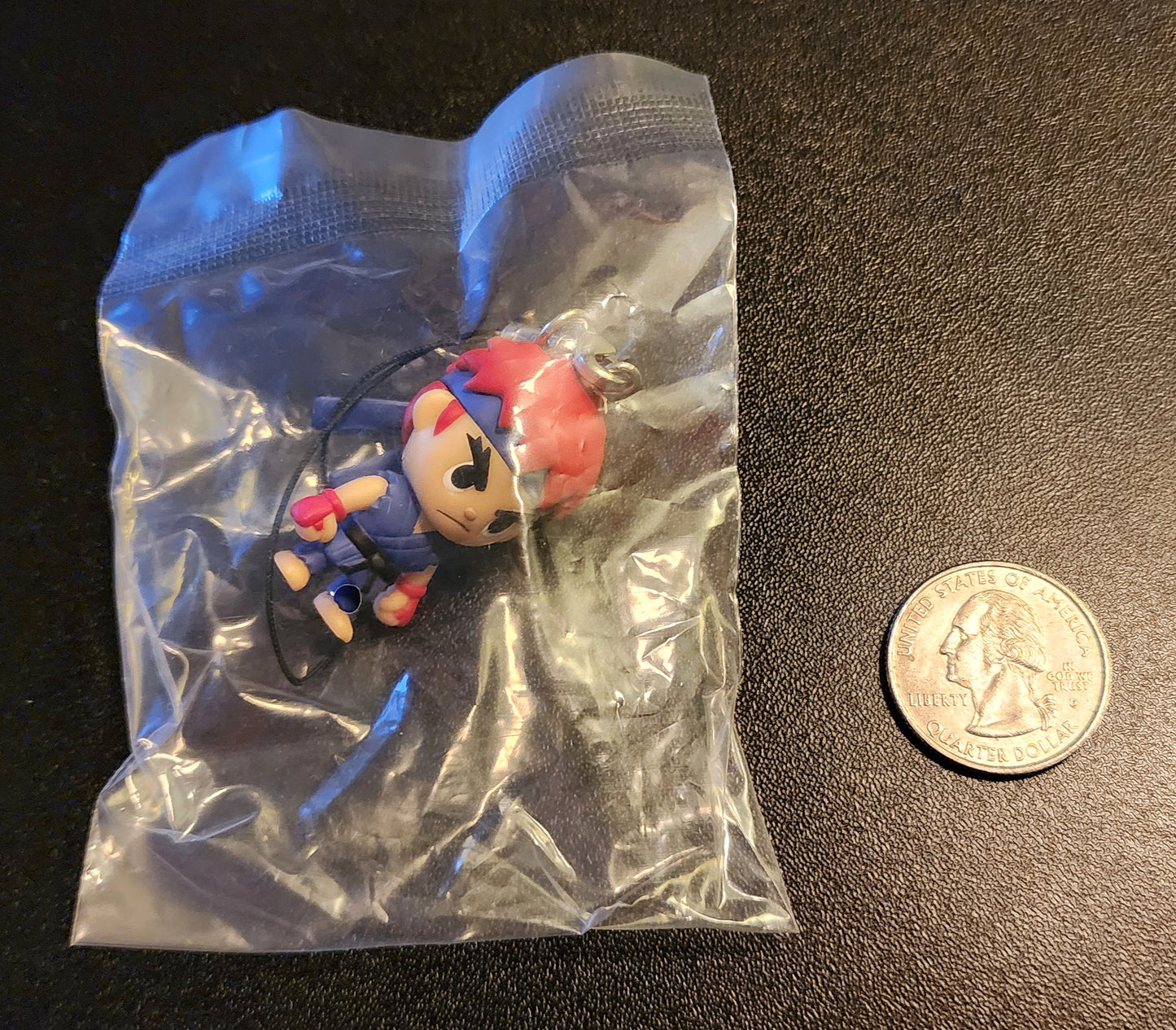 Ryu Starget Street Fighter Strap Charm Figure (2P Color)