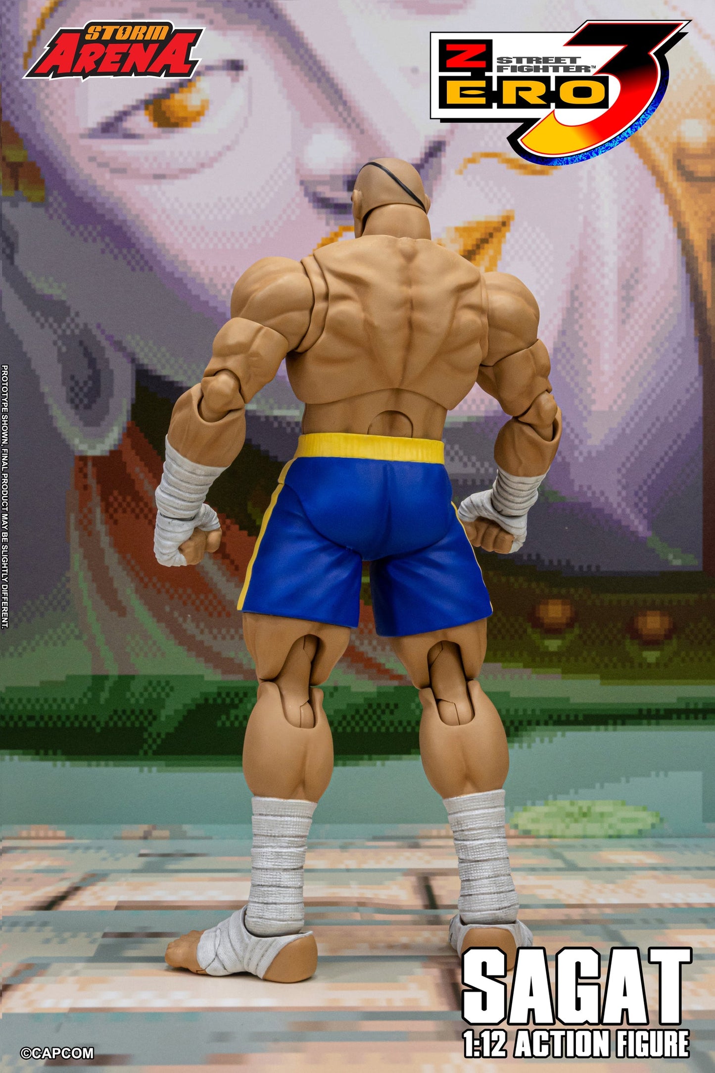 Sagat Street Fighter Alpha 3 Storm Arena Action Figure