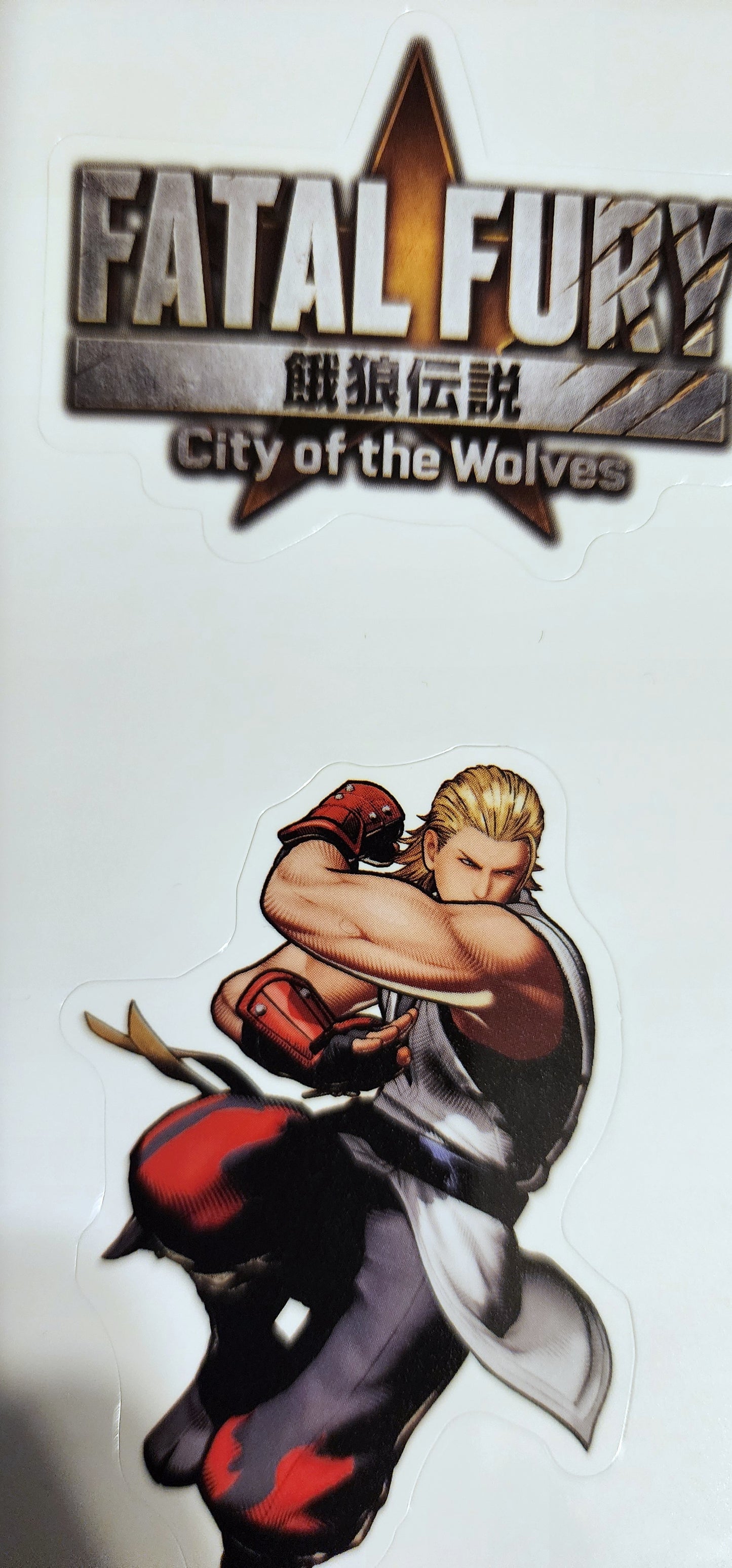Fatal Fury: City of the Wolves Andy Bogard + Logo Sticker Sheet