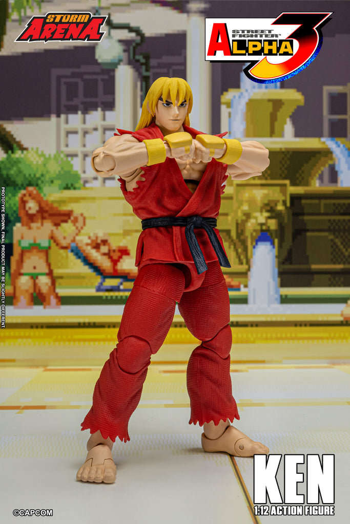 Ken Masters Street Fighter Alpha 3 Storm Collectibles Action Figure