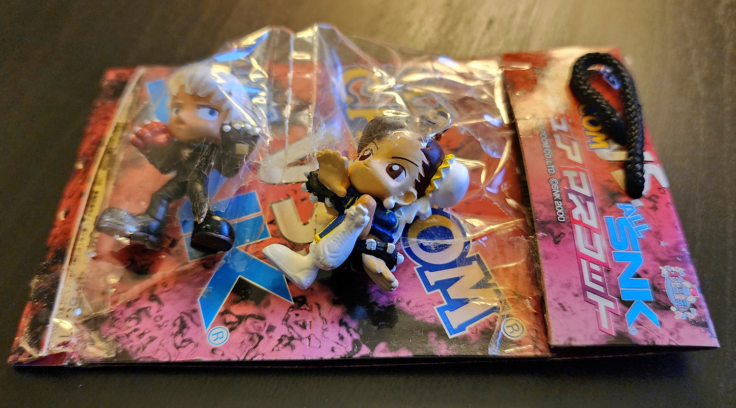 Chun-Li and K'Dash "All Capcom Vs. All SNK" Banpresto Keychain Figures (2-Pack)