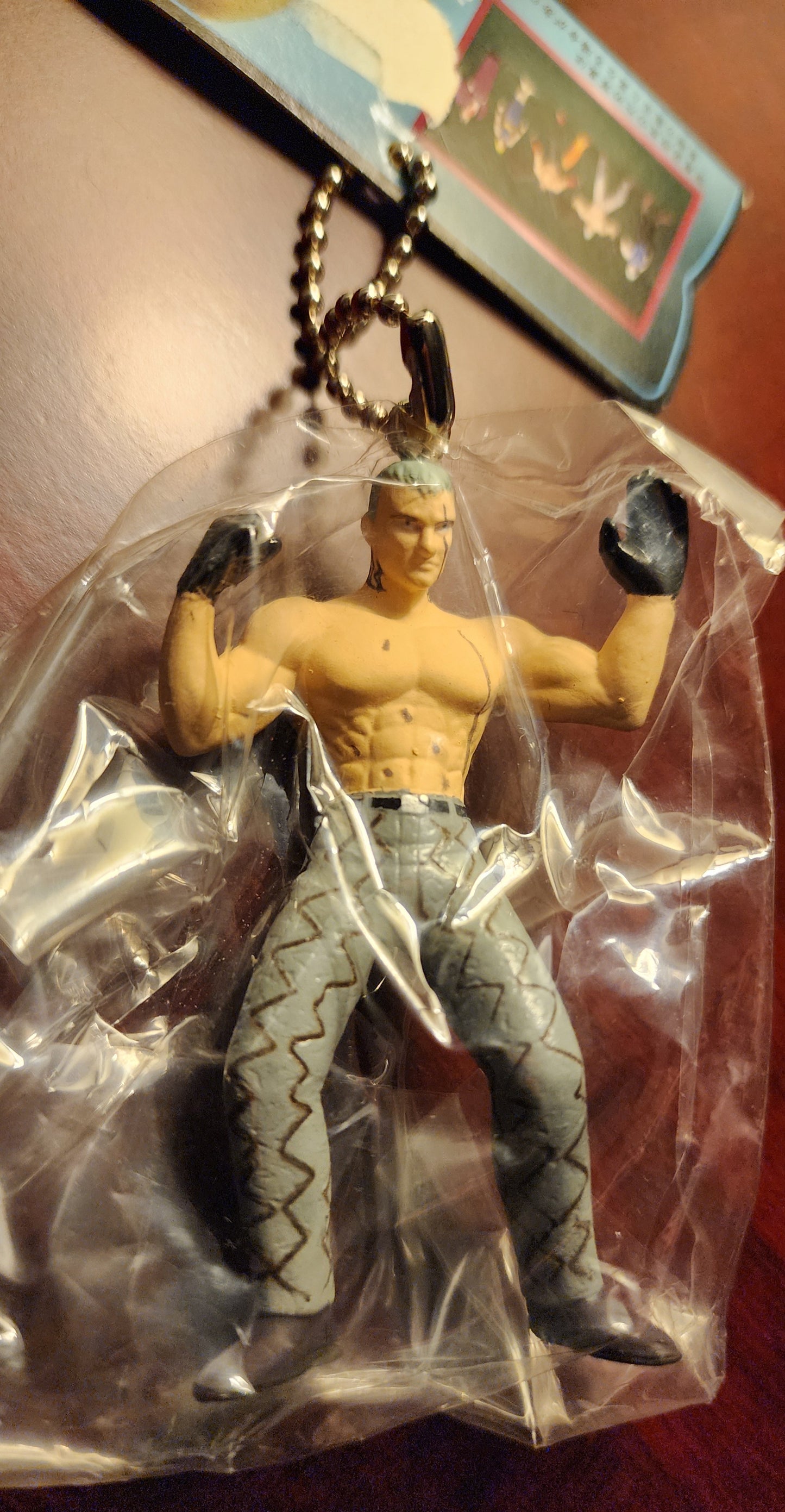 Bryan Fury Tekken 3 / Tekken Tag Tournament Vintage Keychain Figure