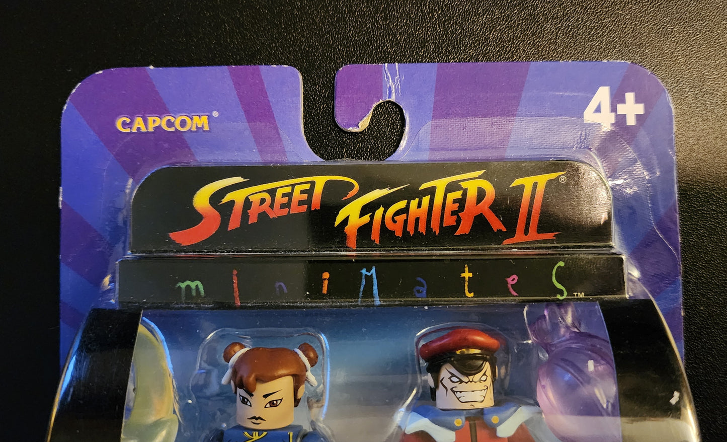 Street Fighter 2 Chun-Li and M. Bison MiniMates Figures (Sealed)