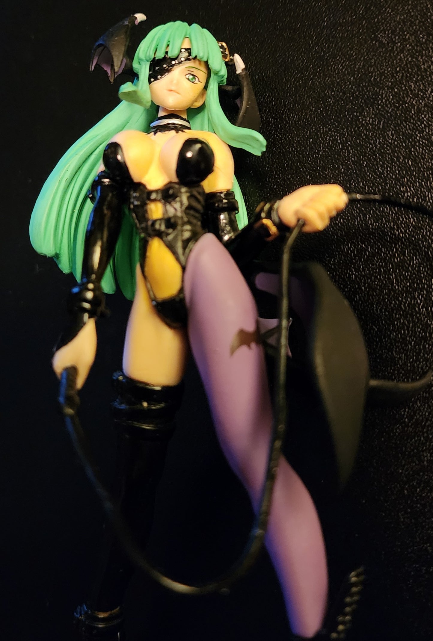 Morrigan Special Alternate Outfit Yujin SR Series Gashapon Figure (Eye Patch Version)