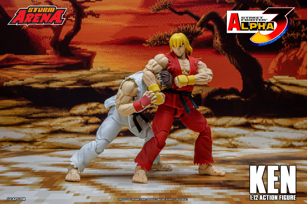 Ken Masters Street Fighter Alpha 3 Storm Collectibles Action Figure