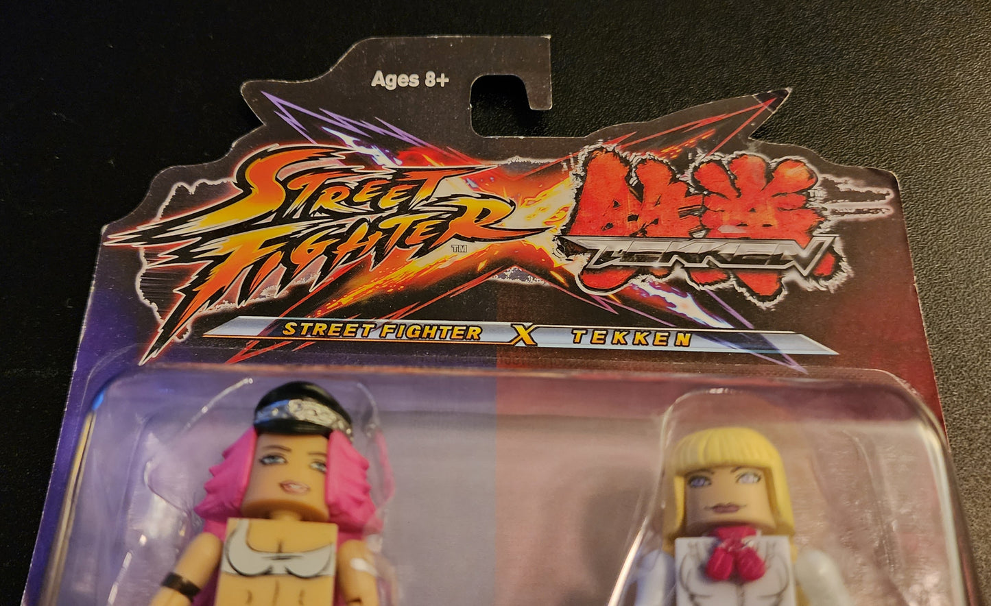 Street Fighter × Tekken MiniMates - Poison and Lili Rocheforte Figures