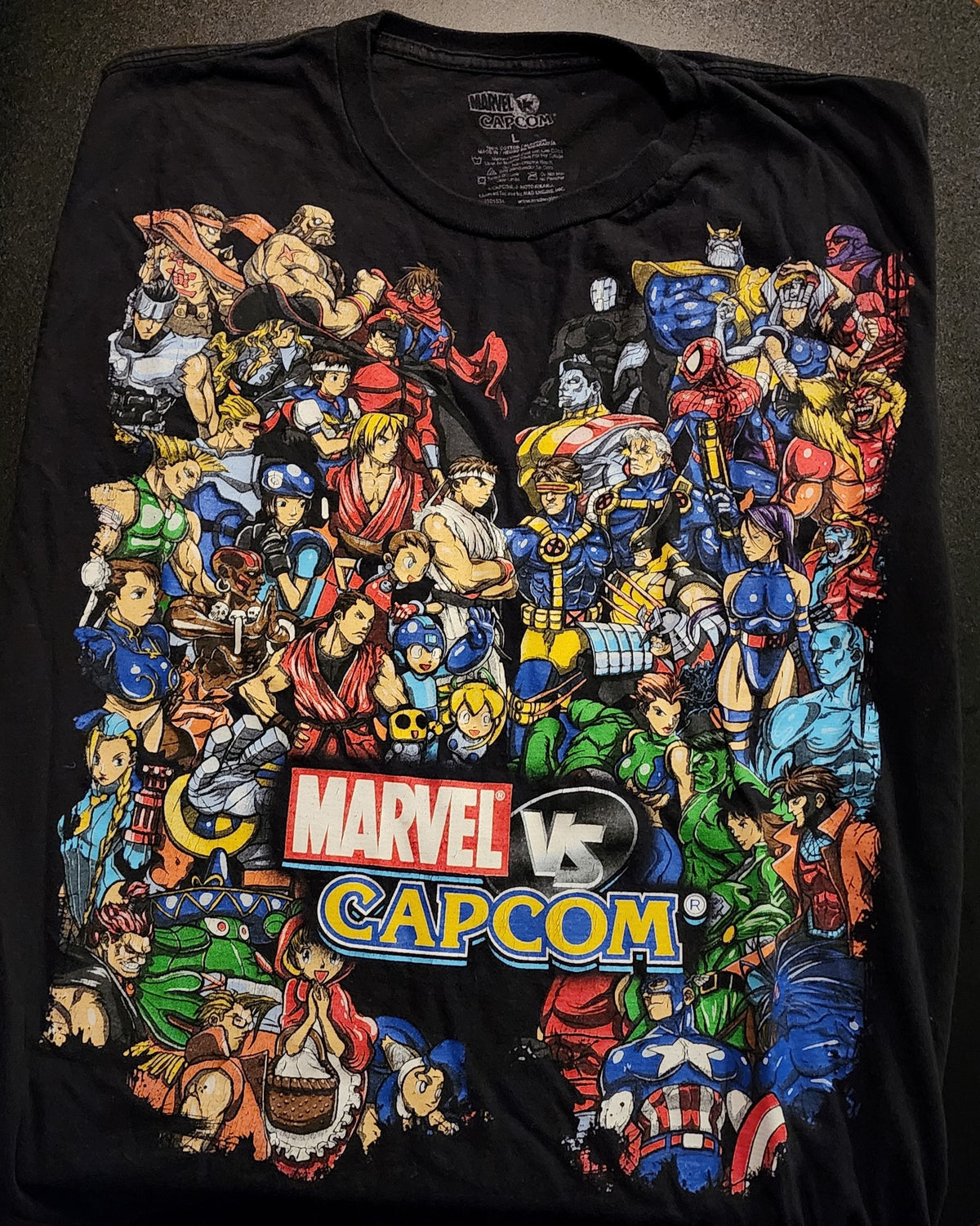 Capcom Shirts Marvel Vs. Capcom 2 Large T-Shirt – TFG Shop
