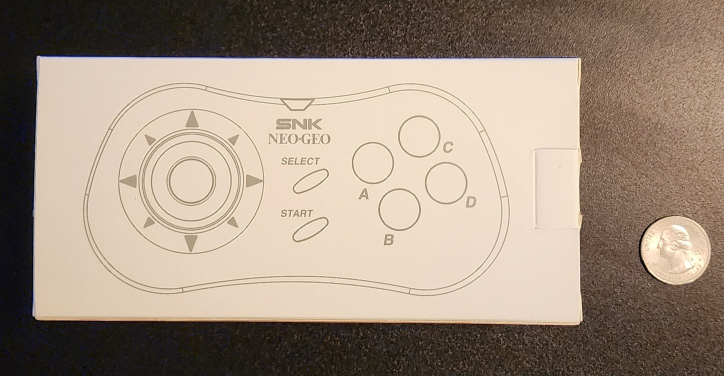 NeoGeo Mini Fightpad - White Version (Sealed)