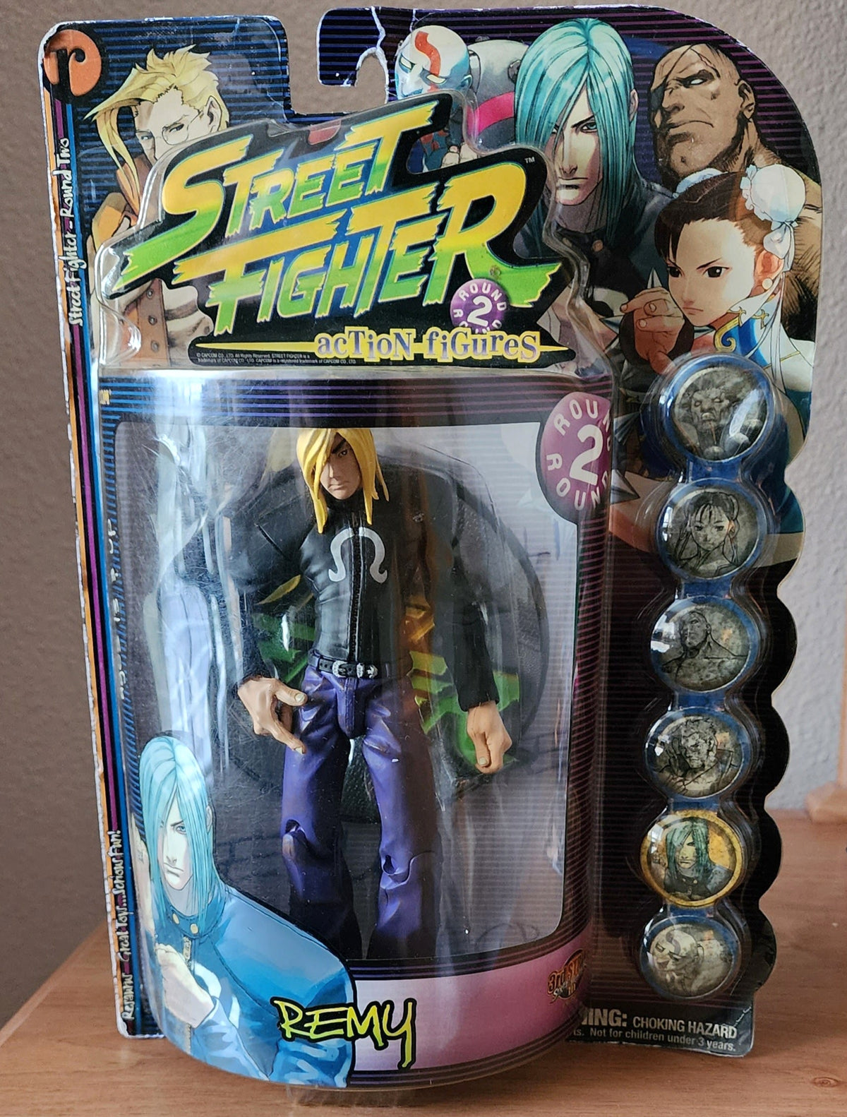 Jerry Remy Figure Remy ReSaurus Street Fighter Round 2 Action Figure (2P Color Variant ...