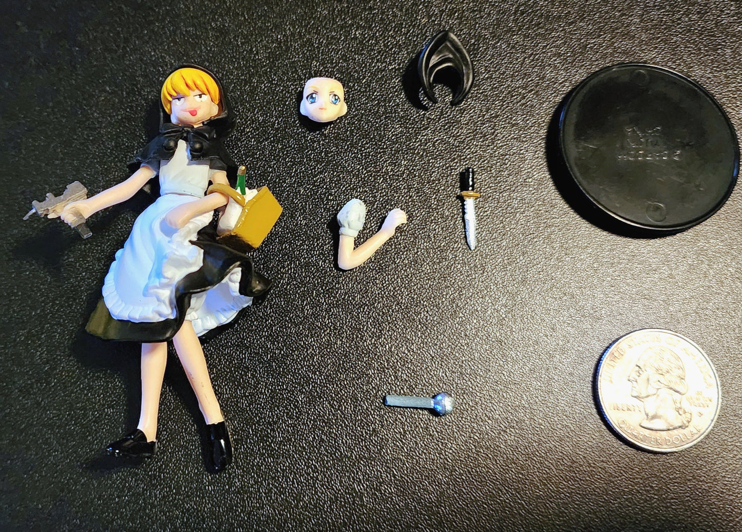 Bulleta / B.B. Hood Vampire Savior / Darkstalkers SR Series Gashapon ("Secret" RARE Black Variant)