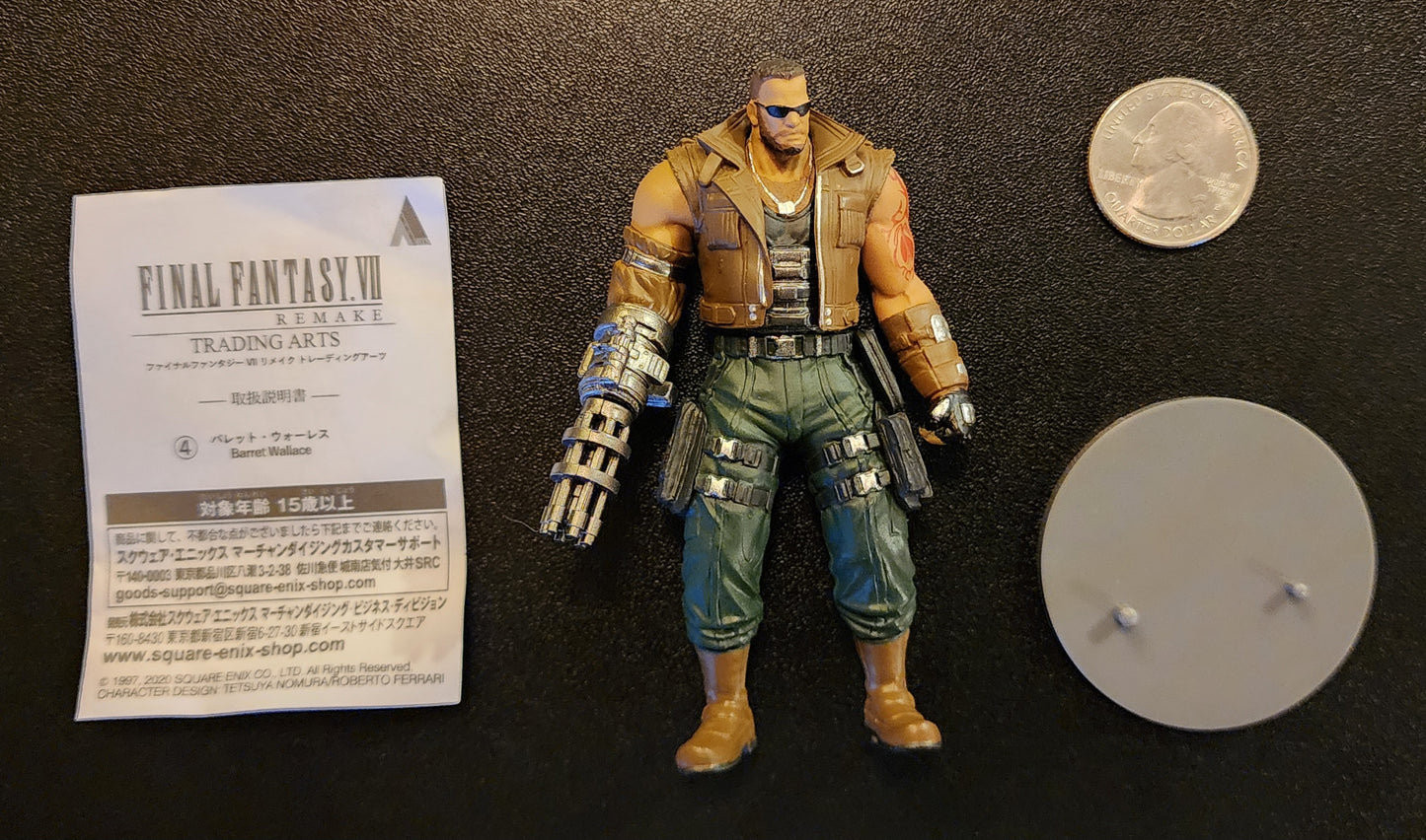 Barret Wallace Final Fantasy 7 Remake Trading Arts Figure