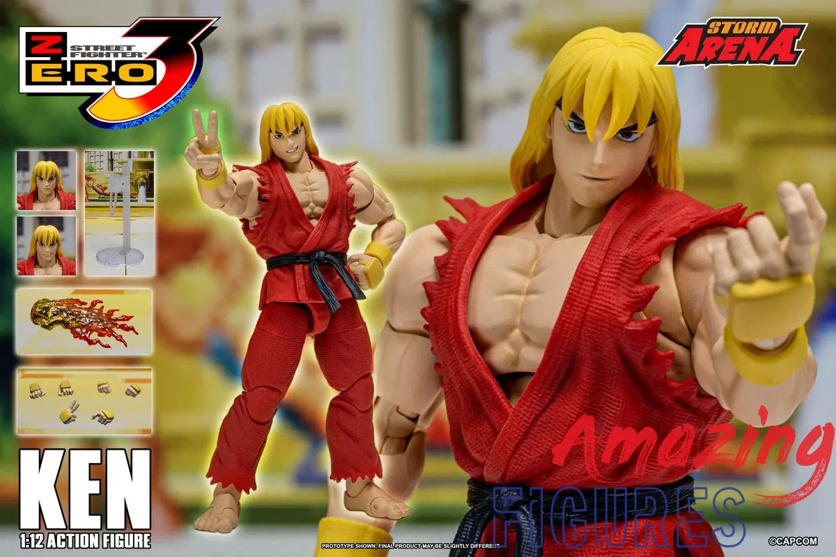 Ken Masters Street Fighter Alpha 3 Storm Collectibles Action Figure