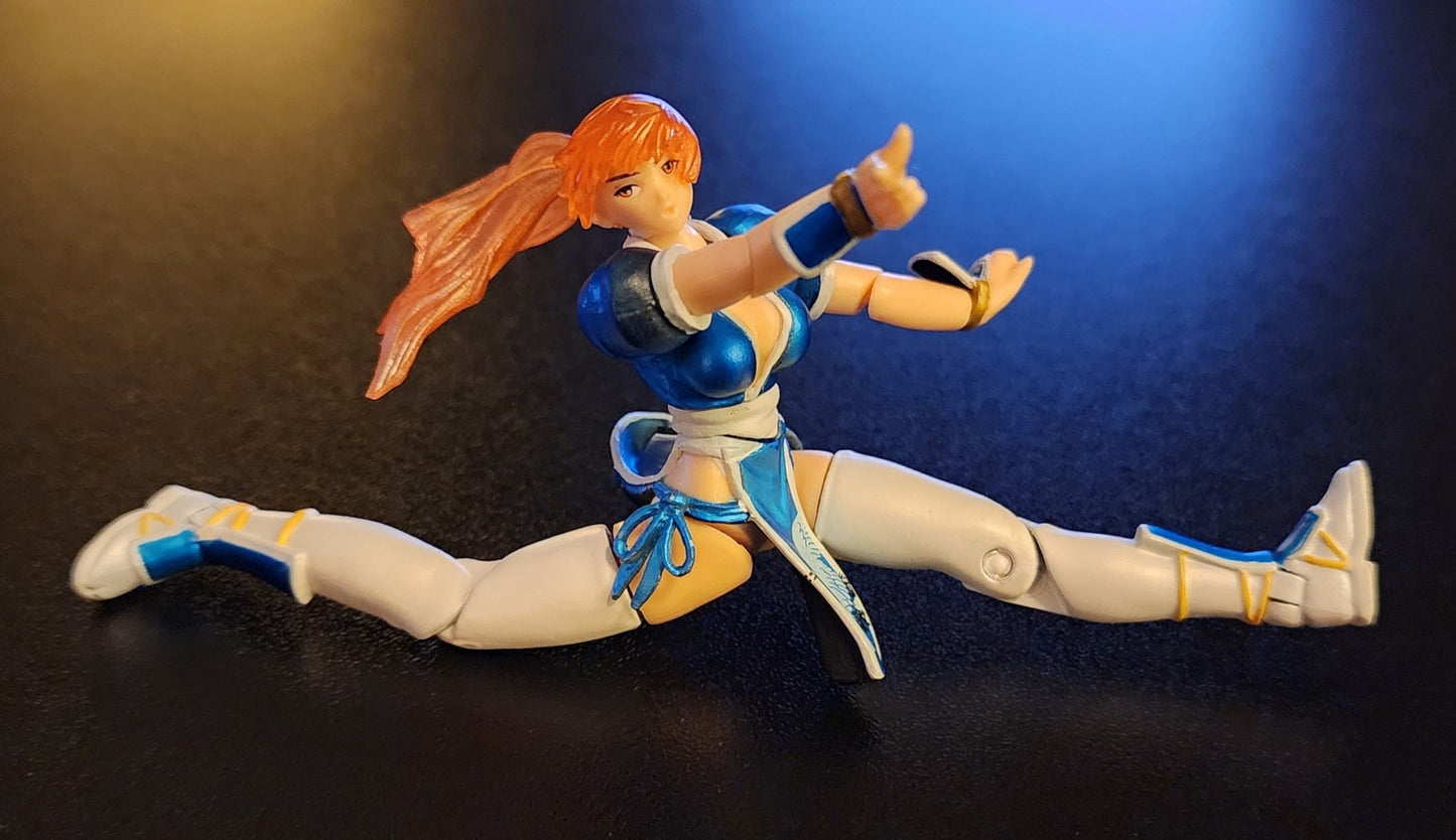 Kasumi (Blue Outfit) Dead or Alive Kaiyodo KT Figure Collection DX