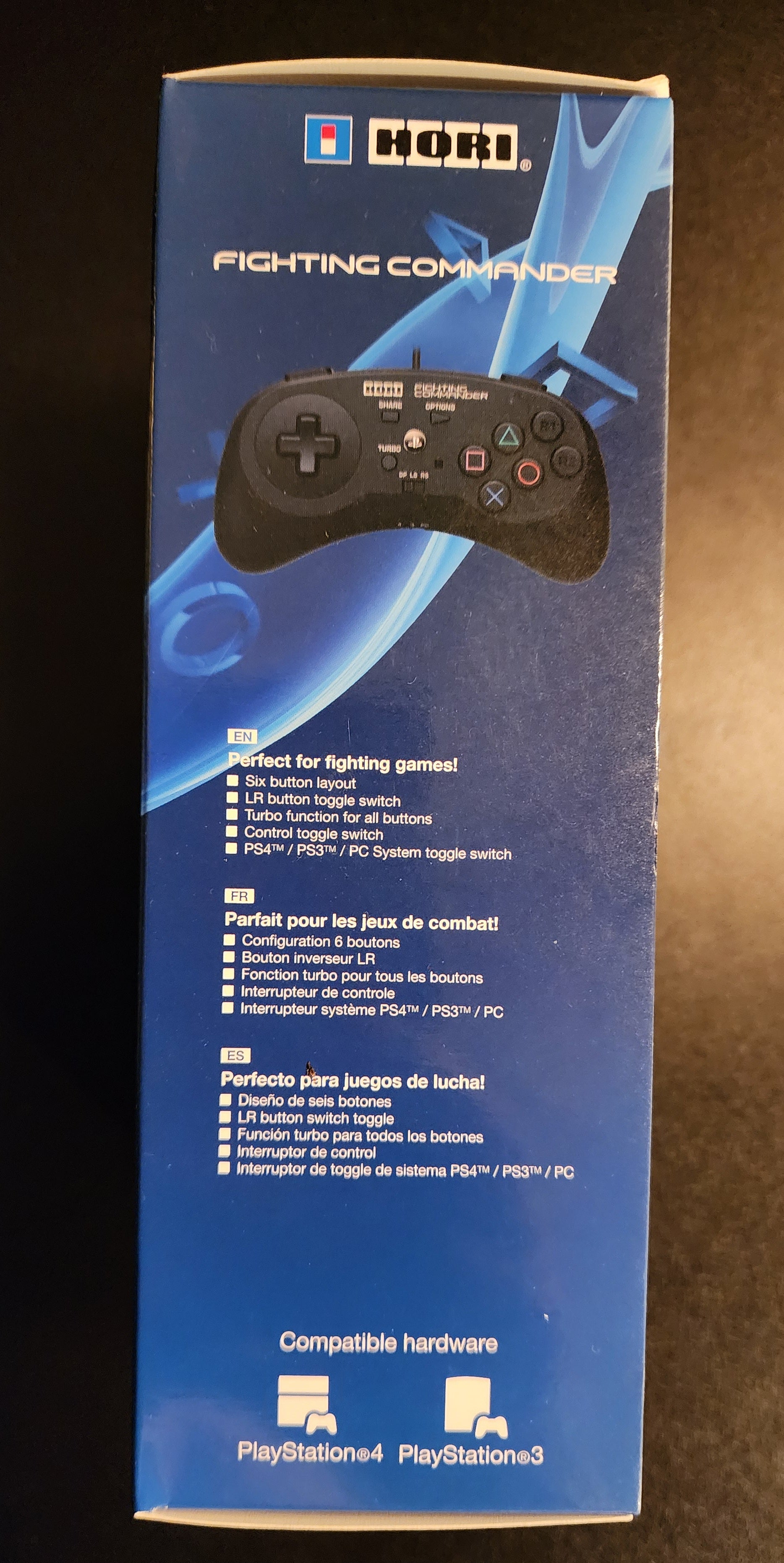 HORI Japan Fighting Commander Wired Pad for PS4 / PS3 / PC (Model