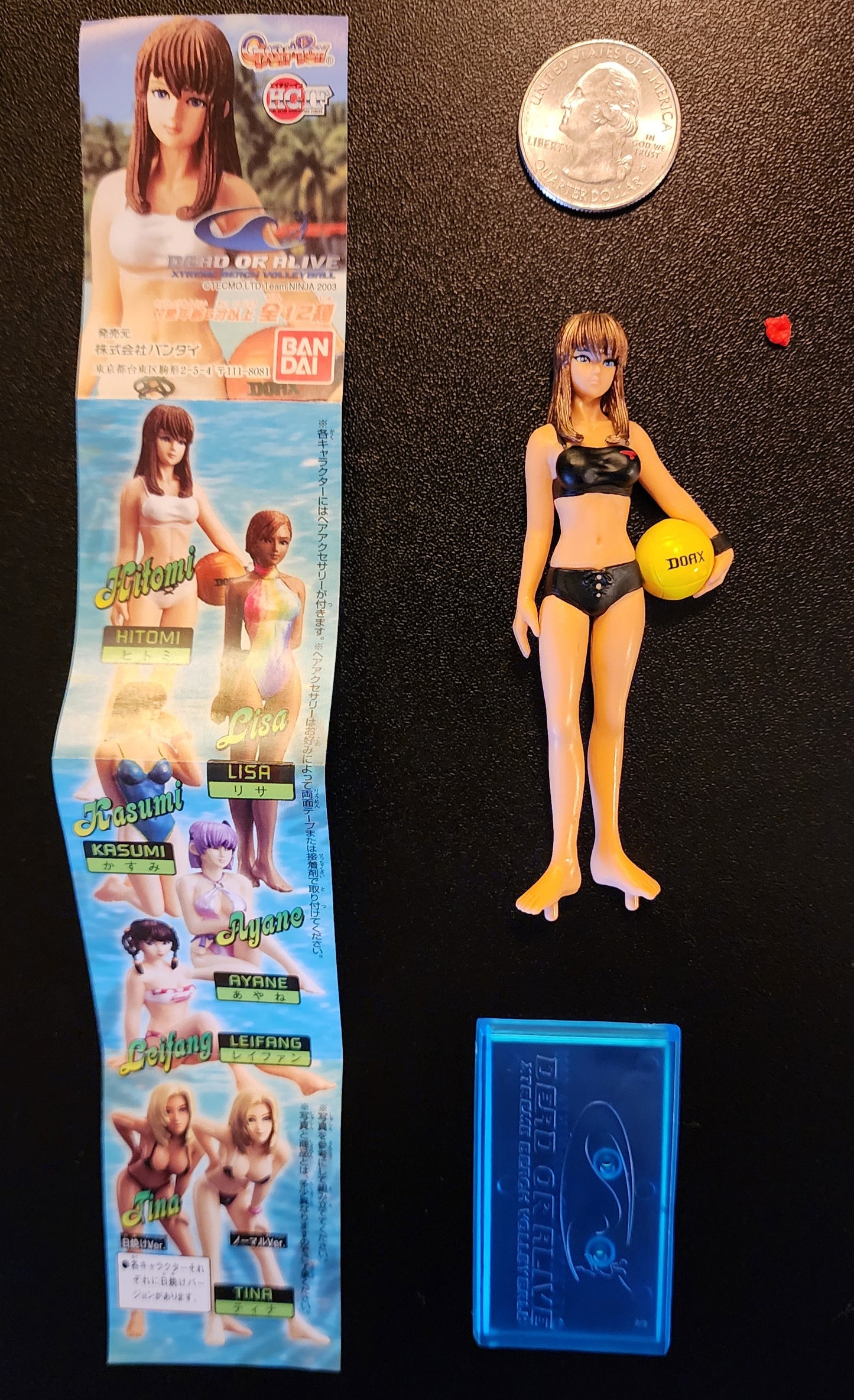 Hitomi Dead or Alive Xtreme Volleyball Bandai Gashapon Figure 🏖☀️