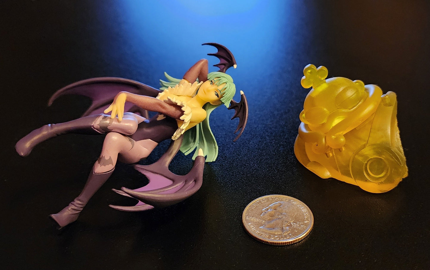 Morrigan Aensland Namco × Capcom Gashapon Figure (with Huitzil / Phobos Base)