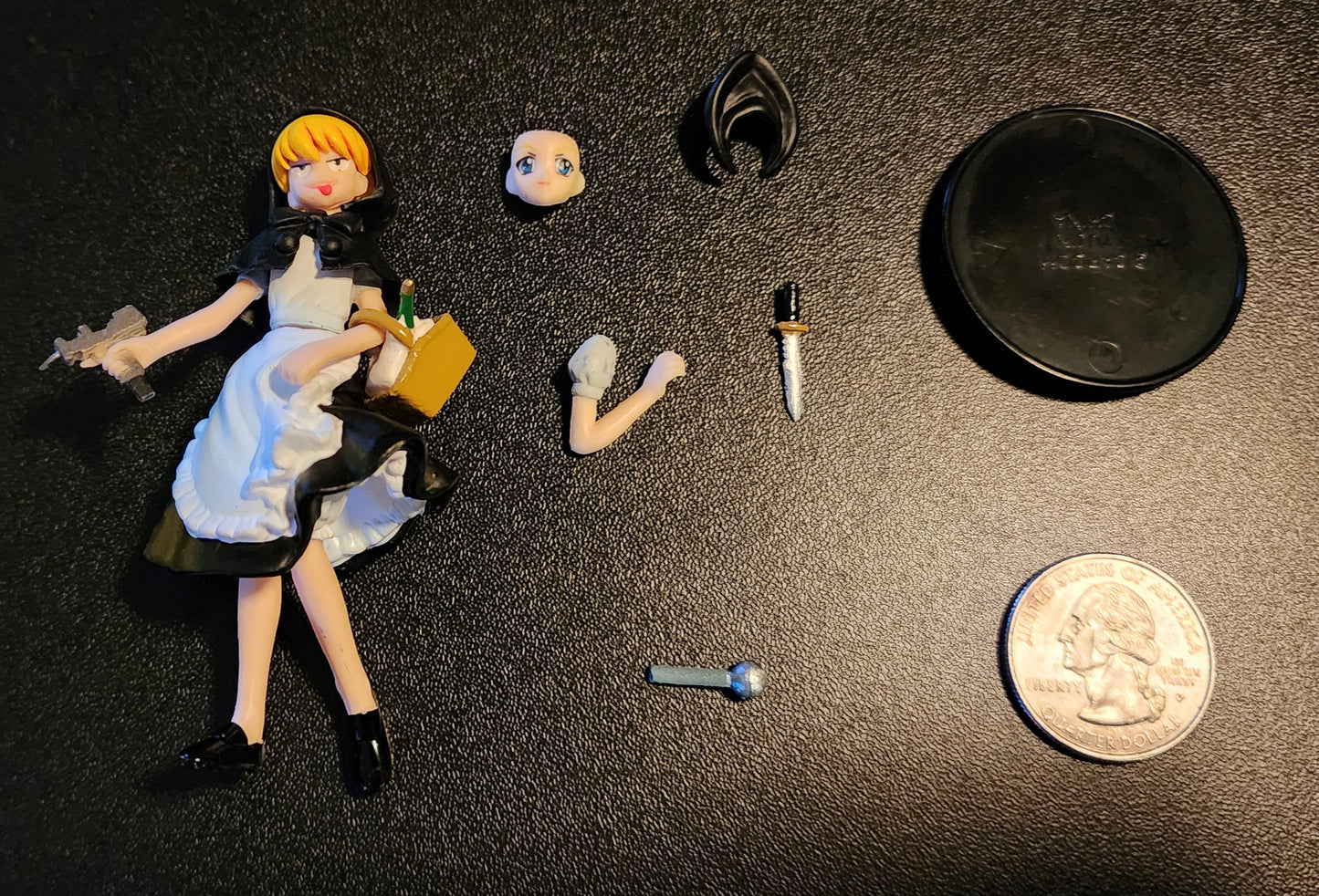 Bulleta / B.B. Hood Vampire Savior / Darkstalkers SR Series Gashapon ("Secret" RARE Black Variant)