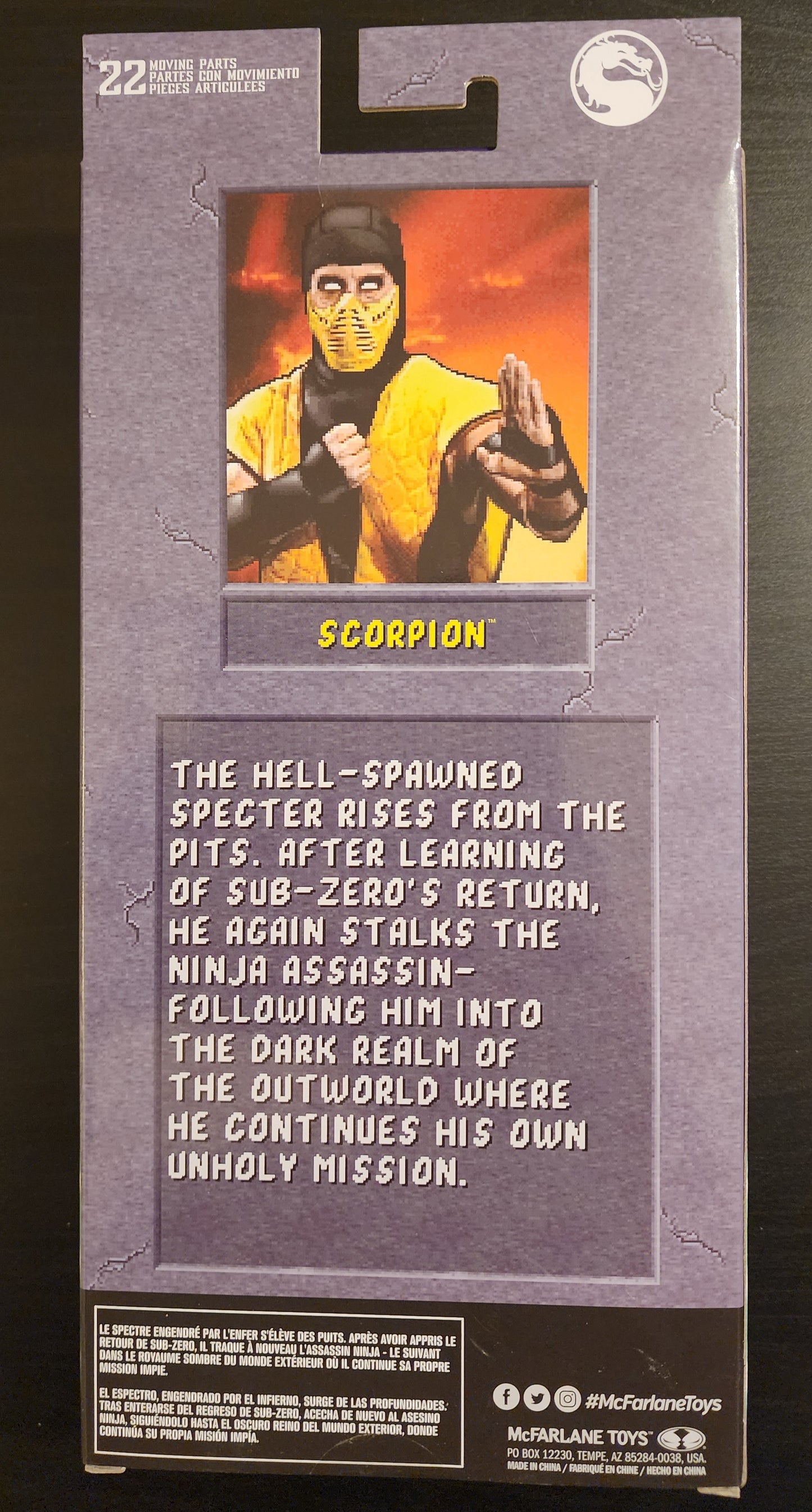 Scorpion Mortal Kombat Klassic McFarlane Action Figure (Sealed)