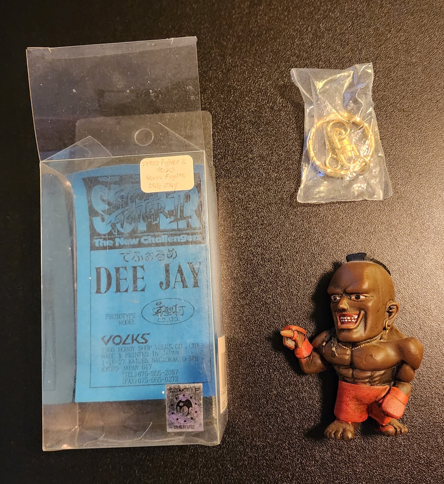 Dee Jay Resin Prototype Model Keychain Figure by VOLKS (1993) VERY RARE!