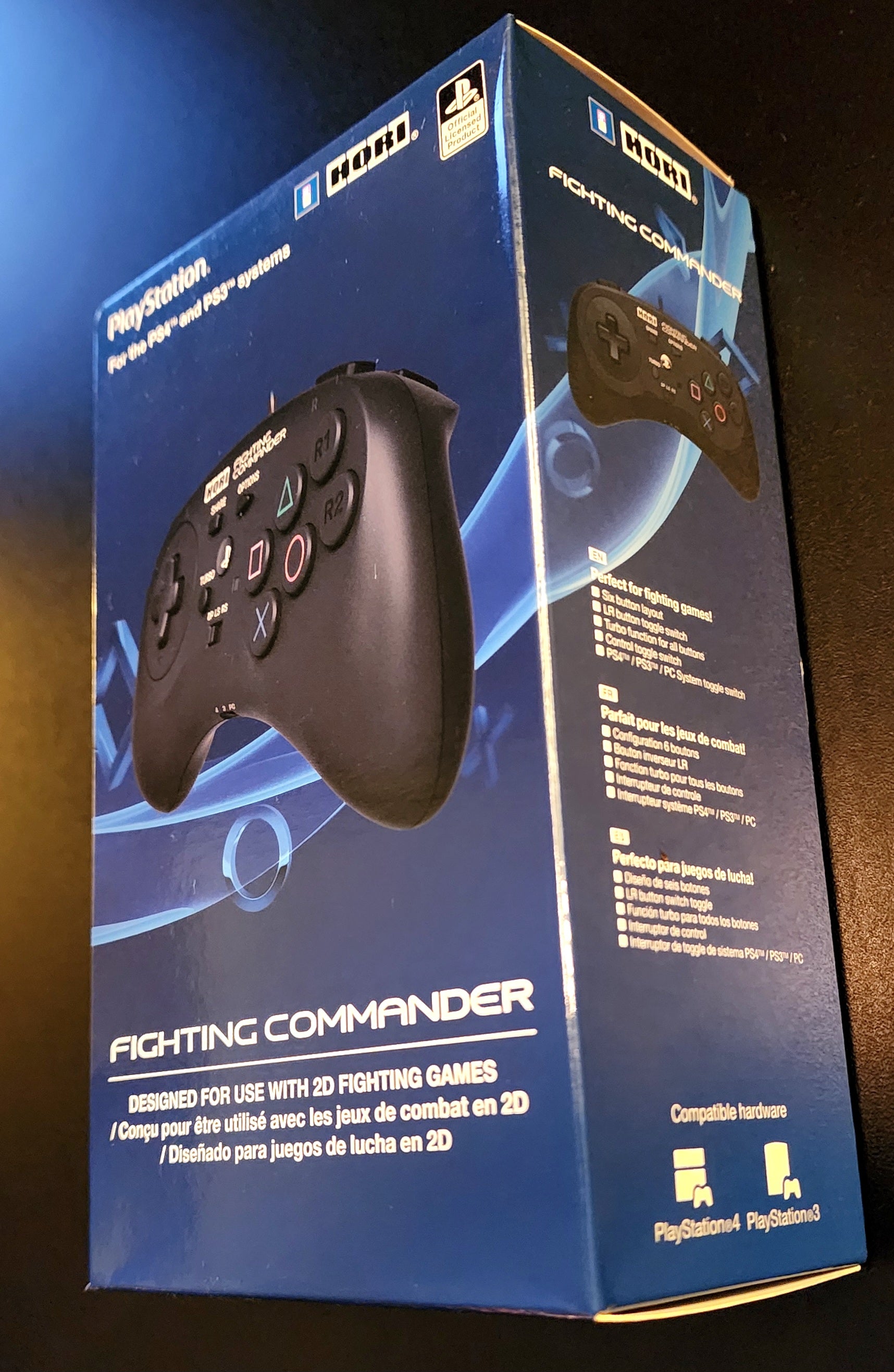 HORI Japan Fighting Commander Wired Pad for PS4 / PS3 / PC (Model