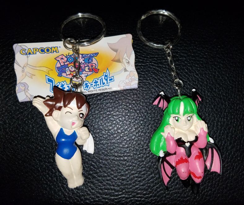 Morrigan Aensland Pocket Fighter Keychain Figure TFG Shop