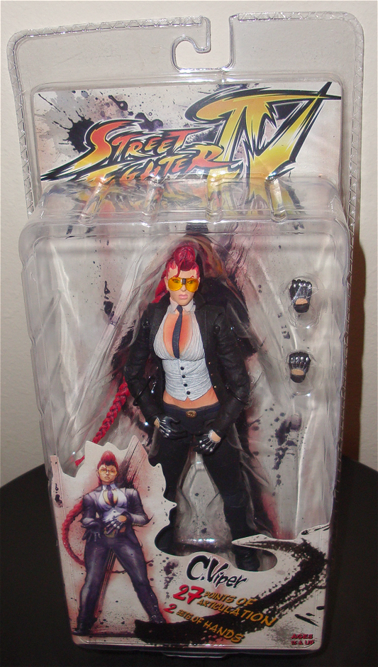 Crimson Viper Street Fighter IV Poseable Action Figure