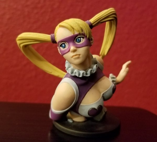 R. Mika Street Fighter Heroines Mini Bust Figure by FiguAx (Purple Version)